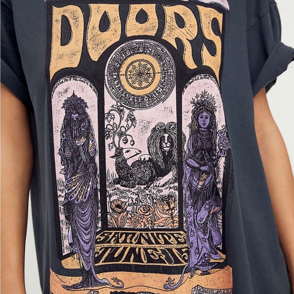 Daydreamer The Doors Tee Dress S - Picture 2 of 9